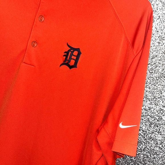 Nike Dri-Fit Orange Golf Polo Size 2XL - Picture 2 of 5